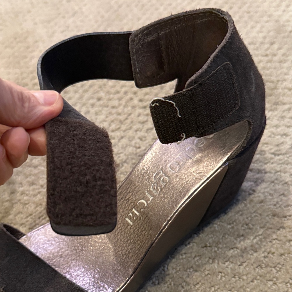 Pedro Garcia Black Ankle-Strap Heels - Picture 7 of 7